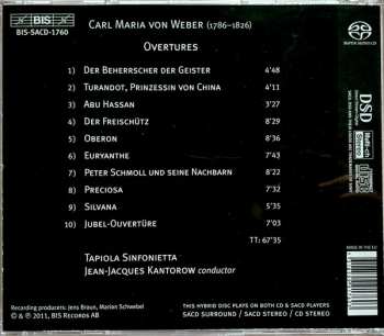 SACD Carl Maria von Weber: Overtures 465121
