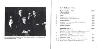 SACD Kurt Weill: Symphony No. 1 / Quodlibet / Symphony No. 2 455319