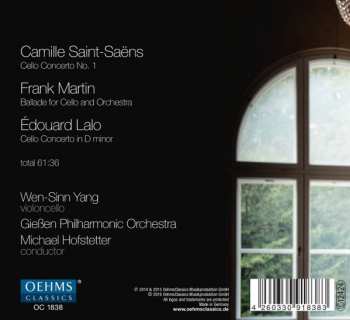 CD Wen-Sinn Yang: Camille Saint-Saëns: Cello Concerto No. 1; Édouard Lalo: Cello Concerto In D Minor 438892