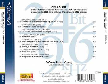CD Wen-Sinn Yang: Cello XX 375180