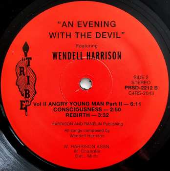 LP Wendell Harrison: An Evening With The Devil LTD 477074