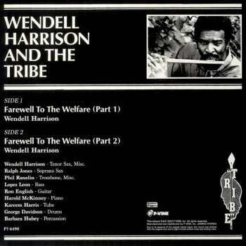 SP Wendell Harrison: Farewell To The Welfare 501315