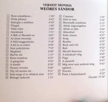 CD Weöres Sándor: Verseit Mondja