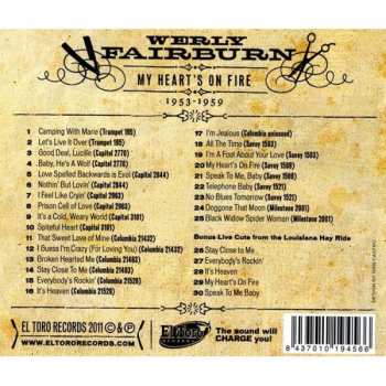 CD Werly Fairburn: My Heart’s On Fire - 1953-1959 460468