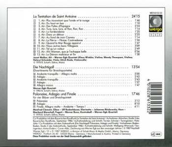 CD Werner Egk: La Tentation De Saint Antoine / Die Nachtigall / Polonaise, Adagio Und Finale 313799