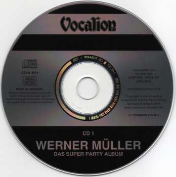 2CD Werner Müller Und Sein Orchester: Das Super Party Album Mit 84 Non-Stop-Weltschlagern 286972
