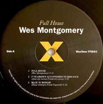 LP Wes Montgomery: Full House LTD 520544