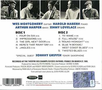 2CD Wes Montgomery: In Paris: The Definitive ORTF Recording 254405