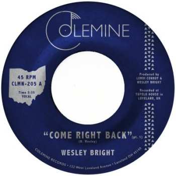 Album Wesley Bright: Come Right Back