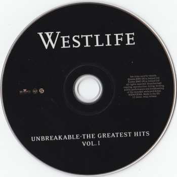 CD Westlife: Unbreakable-The Greatest Hits Vol. I 14903