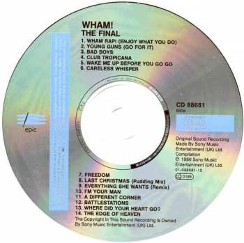 CD Wham!: The Final 346274