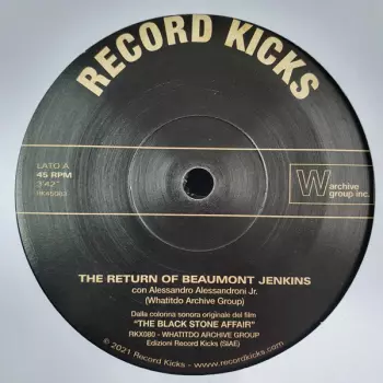 Whatitdo Archive Group: The Return Of Beaumont Jenkins