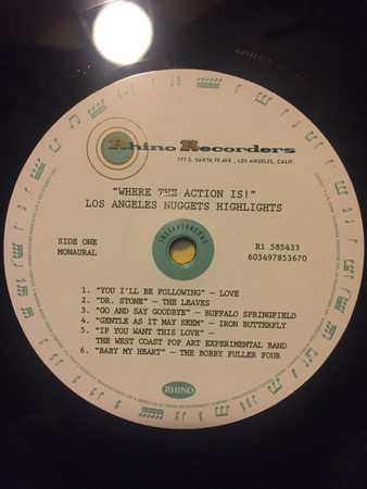 2LP Various: Where The Action Is! (Los Angeles Nuggets) LTD 40169