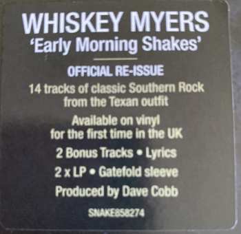 2LP Whiskey Myers: Early Morning Shakes 81925