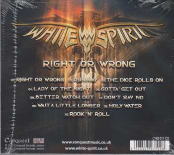 CD White Spirit: Right Or Wrong 375726