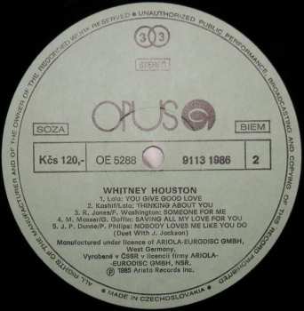 LP Whitney Houston: Whitney Houston 317467