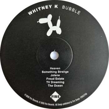 LP Whitney K: Bubble  CLR