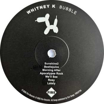 LP Whitney K: Bubble  CLR