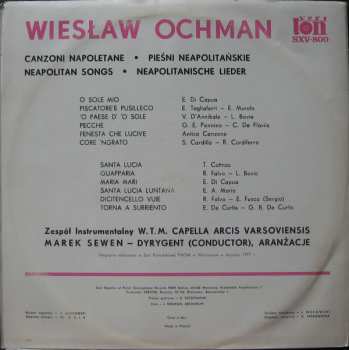 LP Wiesław Ochman: Canzoni Napoletane - Pieśni Neapolitańskie 467408