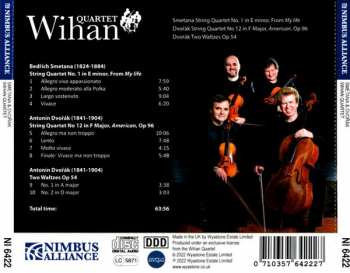 CD Wihan Quartet: String Quartet No. 1 In E Minor, From My Life / String Quartet No. 12 In F Major, American, Op. 96 / Two Waltzes Op. 54 415912