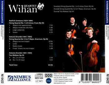 CD Antonín Dvořák: String Quartet No. 1 In E Minor, From My Life / String Quartet No. 12 In F Major, American, Op. 96 / Two Waltzes Op. 54