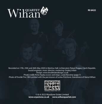 CD Wihan Quartet: String Quartet No. 1 In E Minor, From My Life / String Quartet No. 12 In F Major, American, Op. 96 / Two Waltzes Op. 54 415912