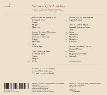 CD Wilbert Hazelzet: Flute Music By Bach's Students (Abel, Goldberg, Kirnberger Et Al.) 146554