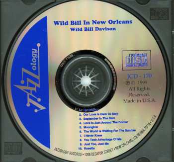 CD Wild Bill Davison: Wild Bill In New Orleans 304864