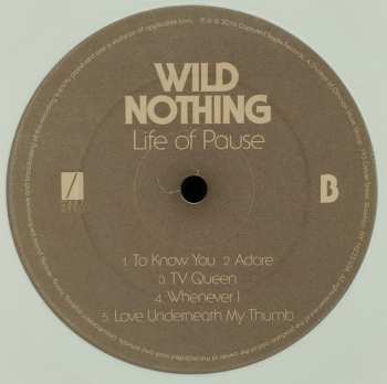 LP Wild Nothing: Life of Pause