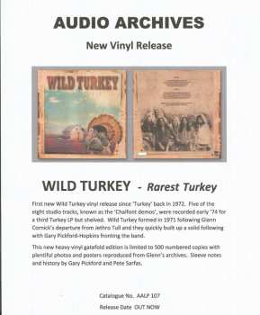LP Wild Turkey: Rarest Turkey NUM | LTD 336172