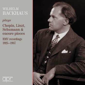 Album Wilhelm Backhaus: HMV Recordings 1925-1937