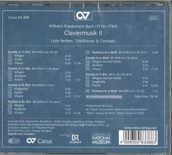 CD Wilhelm Friedemann Bach: Claviermusik II 352659