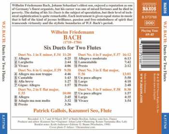 CD Wilhelm Friedemann Bach: Duets For Two Flutes 221550