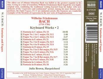 CD Wilhelm Friedemann Bach: Keyboard Work Vol 2 173861