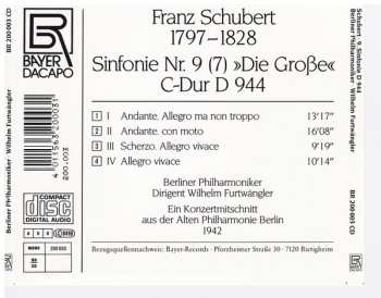 CD Wilhelm Furtwängler: Schubert: Symphony No. 9 "The Great" 187979