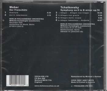 CD Wilhelm Furtwängler: Weber and Tchaikovsky 92498