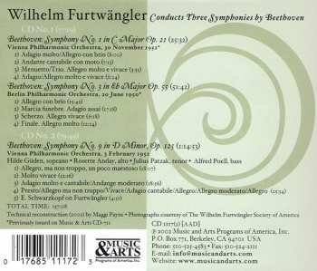 2CD Wilhelm Furtwängler: Wilhelm Furtwängler Conducts Beethoven Three Symphonies 321660