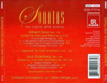 CD Wilhelm Grosz: Sonatas For Violin And Piano  483067