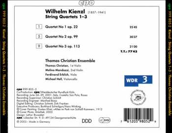 CD Wilhelm Kienzl: String Quartets 1-3 111871