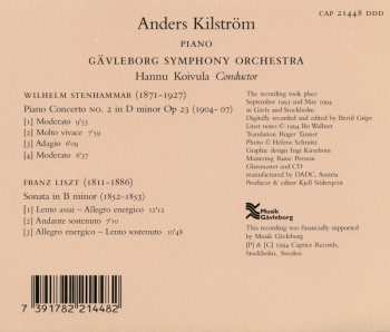 CD Wilhelm Stenhammar: Anders Kilström Piano 323755