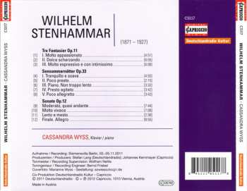 CD Wilhelm Stenhammar: Klavierwerke = Piano Pieces, Tre Fantasier Op.11 ∙ Sensommarnätter Op.33 ∙ Sonate Op.12 294547