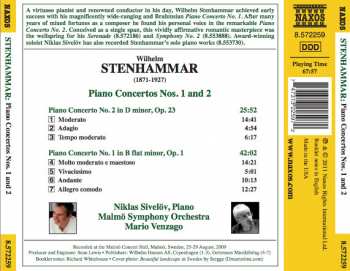 CD Wilhelm Stenhammar: Piano Concertos Nos. 1 And 2 117785