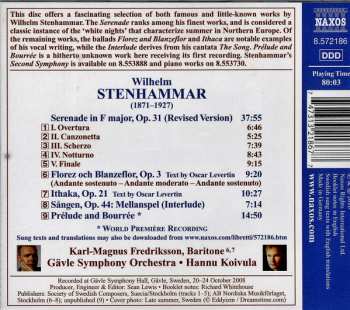 CD Wilhelm Stenhammar: Serenade In F Major • Florez And Blanzeflor • Ithaca 239096