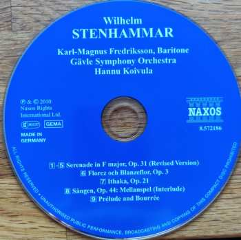 CD Wilhelm Stenhammar: Serenade In F Major • Florez And Blanzeflor • Ithaca 239096