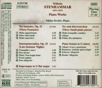 CD Wilhelm Stenhammar: Piano Works 307824