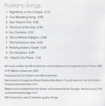 CD William Ackerman: Positano Songs