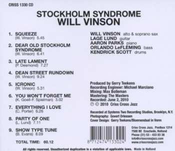 CD Will Vinson: Stockholm Syndrome 365153