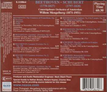 CD Willem Mengelberg: Beethoven Overtures, Schubert Rosamunde 314322