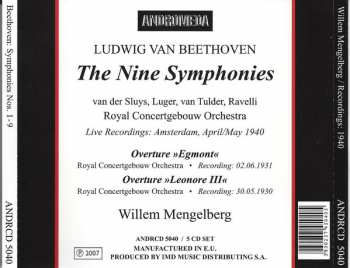 5CD Willem Mengelberg: The Nine Symphonies (Recordings: 1940) 127312