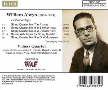 CD William Alwyn: String Quartets No 6, 7, 8, 9 317278